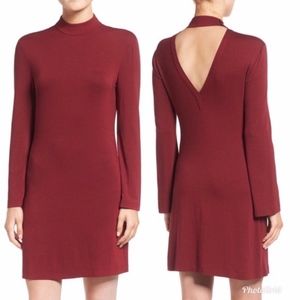 Rebecca Minkoff Cursa Mock Neck Mini Dress